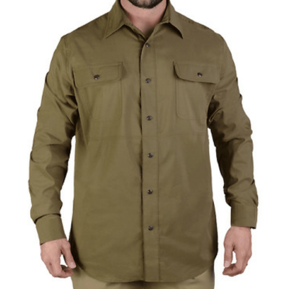 Vertx Men's Olive Green Long Sleeve Med-Reg